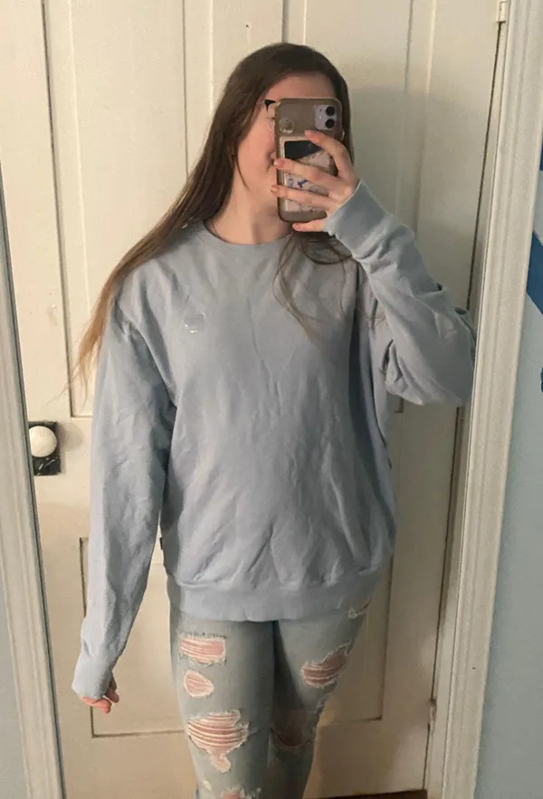 FILA light blue crewneck with pockets - Image 3