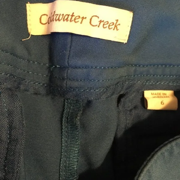 Cold water Creek size 6 blue pants‎ - Image 3