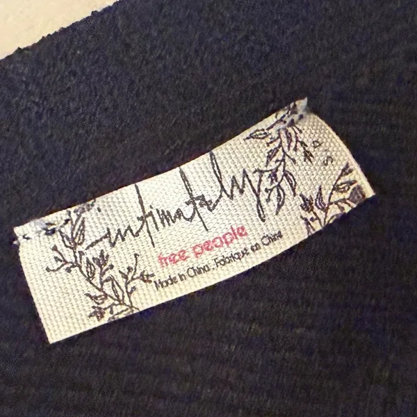 NWOT Free People Intimately Free People Good Taste Tank in Black Women's sz. S - Image 4