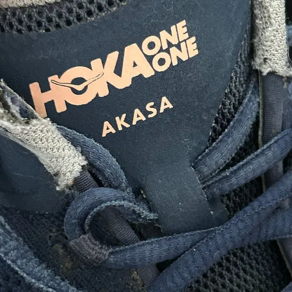 HOKA one one akasa blue lace up shoes sneakers women’s 9.5 - Image 4