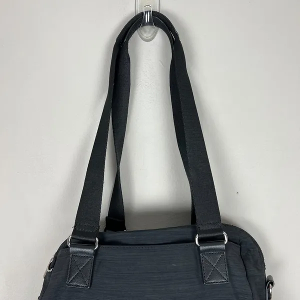 Kipling Shoulder Bag Black‎ Nylon Travel Double Strap Lightweight Solid Medium - Image 3