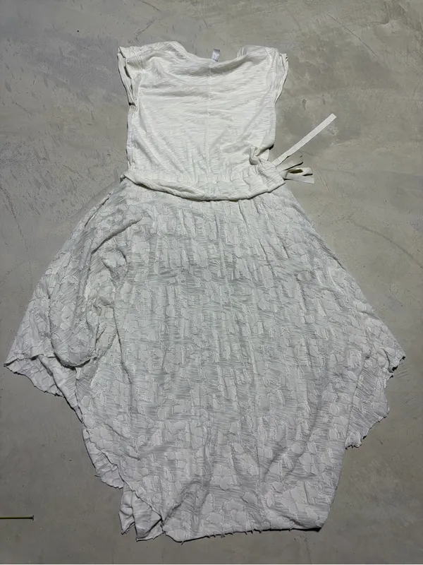 Free people FP Beach Women's Cream boho cotton Dress small - Image 11