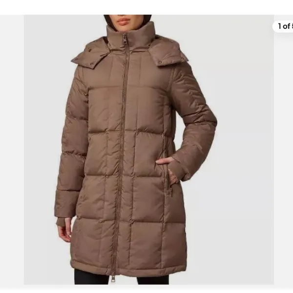 Mondetta Ladies' Square mid-length Quilted Down Parka nwt - Image 3