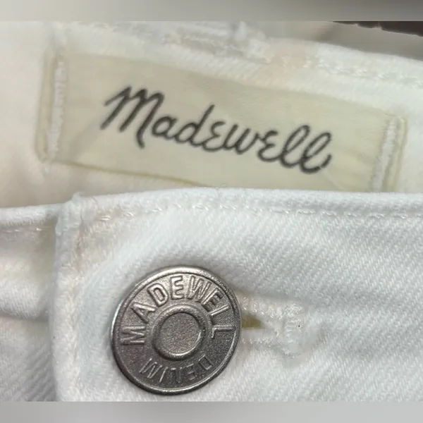 Madewell 29 The Perfect Vintage Jean in White - Image 7