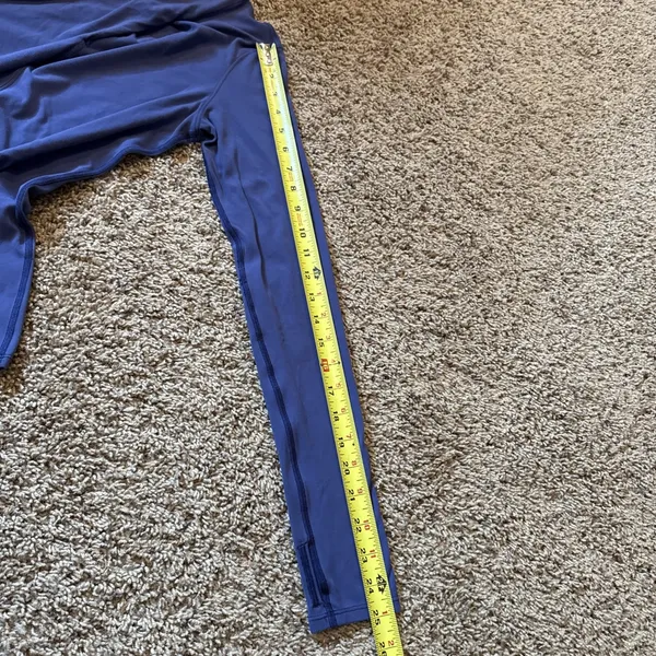 Lululemon Ethereal Long Sleeve Top Gatsby Blue Size 2 Or 4 NULU Fabric - Image 5