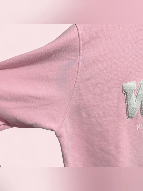 WLL Mockneck Sweatshirt Birthday Edition Pink L/XL Terry Interior - Image 4