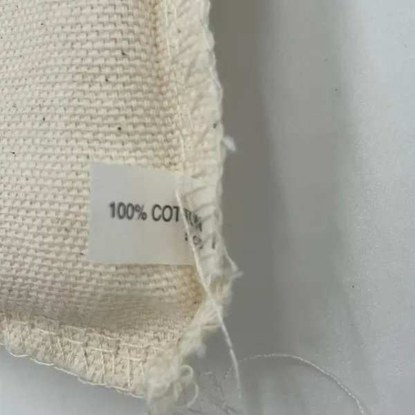Valentino Dust Cover‎ Bag Cream Off-White Red Tag Drawstring Closure 6.5" x 12" - Image 7