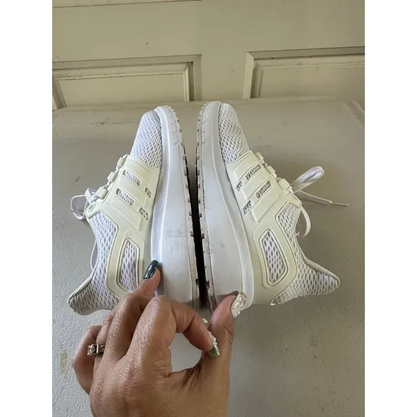 Adidas Women's White Energy Cloud Athletic Runner Running Shoes 6.5 - Image 4