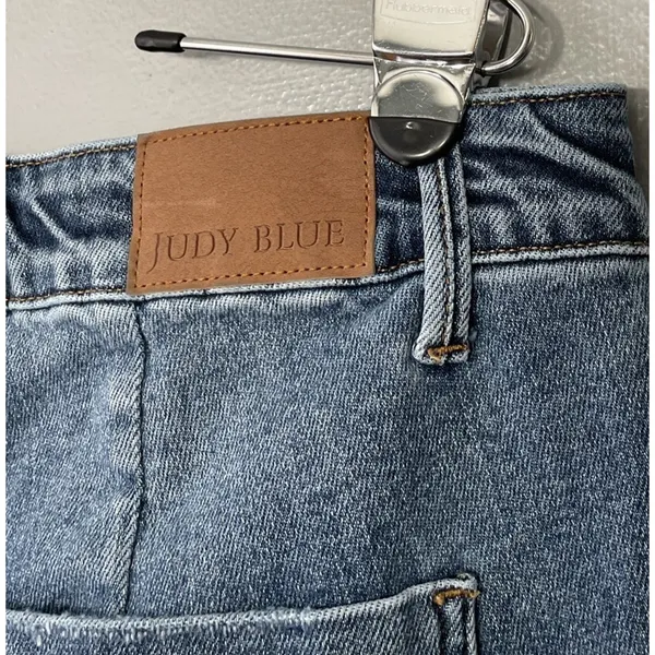 Judy Blue Paxton Jeans Plus Size 16W Drawstring Stretch Denim Medium Wash Jogger - Image 5