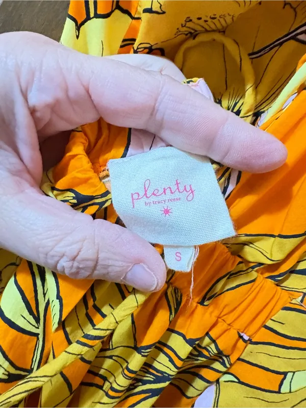 Plenty by Tracy Reese Orange, Pink, & Yellow Floral Maxi Dress - Image 5