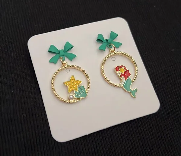 Disney “The Little Mermaid” Ariel Drop Earrings - Image 5