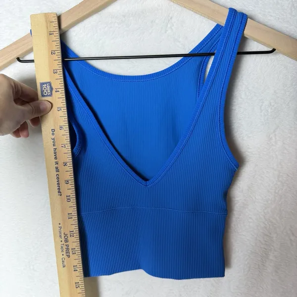Lululemon Power Pivot Tank Ribbed Poolside PLSI Women's size 2 - Image 4