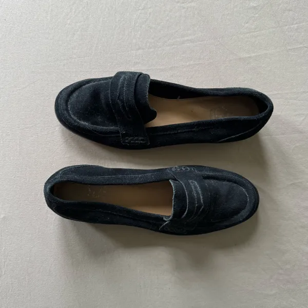GIANNI BINI The Kare-Free Suede Penny Loafers - Image 2
