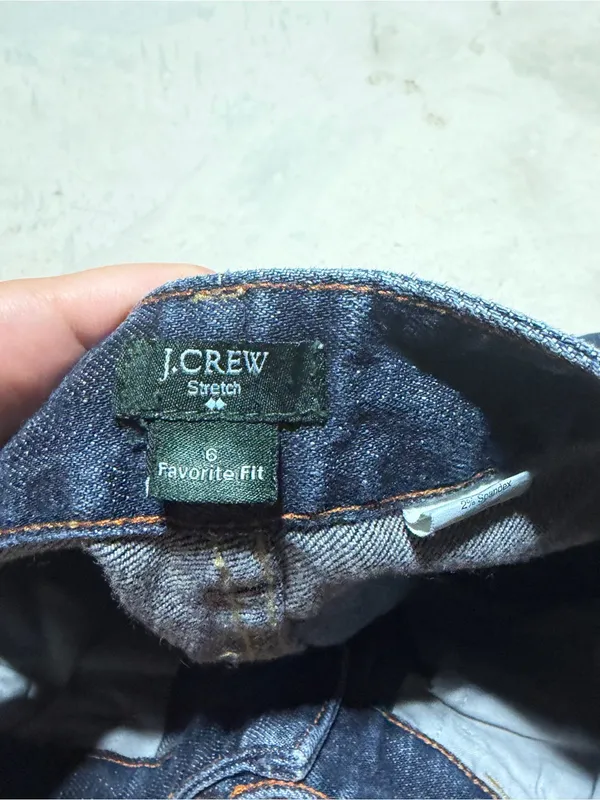 J.Crew Dark Blue Jeans favorite fit 6 - Image 6