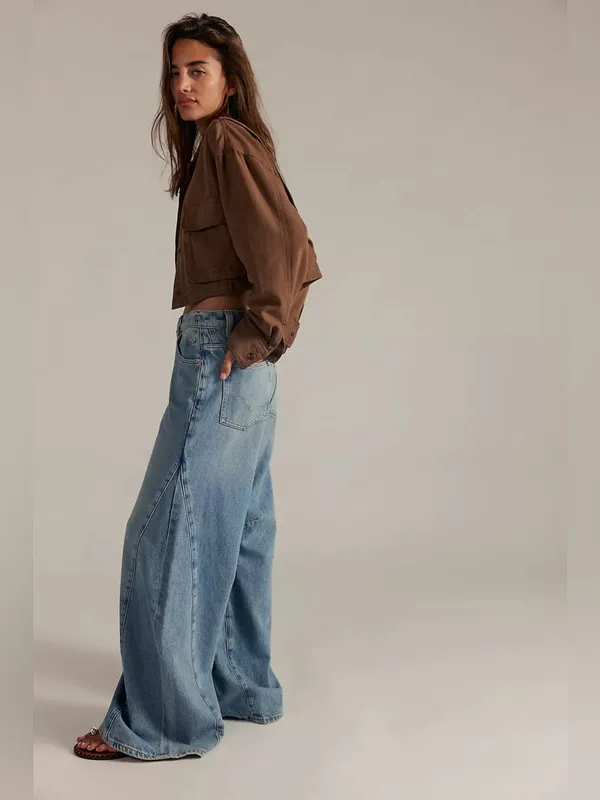 Free people Eden High Slouchy Flare Jeans - Image 5