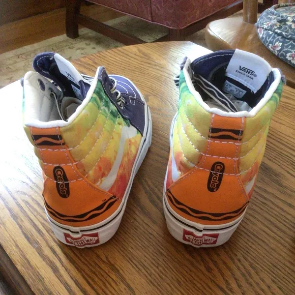 Vans Off the Wall X Crayola SK-8 Hi Mashup Melt sz Womens 5.5 - Image 5