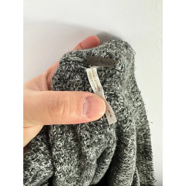 Free People Sweater Pants Womens Small Gray Tapered Pull‎ On Sweatpants Comfy - Image 2