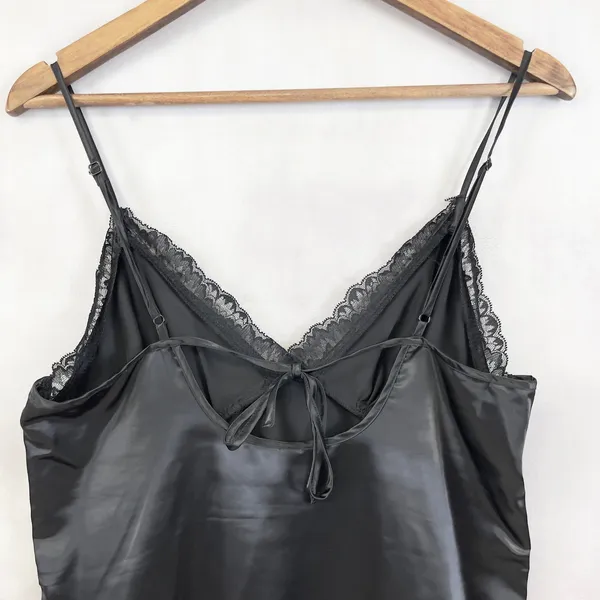 H&M‎ Divided Womens Slip Dress Size S Babydoll Y2K Coquette Lingerie Goth Grunge - Image 4