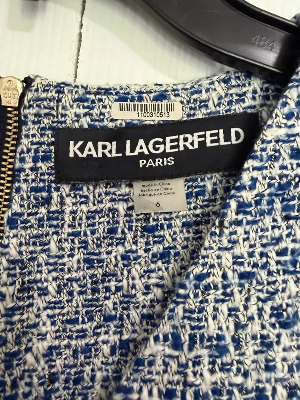 Karl Lagerfeld Tweed Dress Size 6 NWOT - Image 3