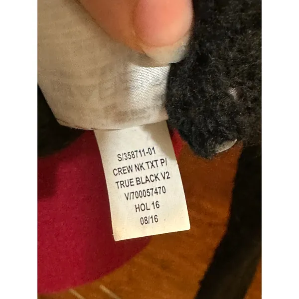 Gap Alpaca Wool Blend Chunky Knit Women's Sweater Black Crew Neck Pullover S - Image 8