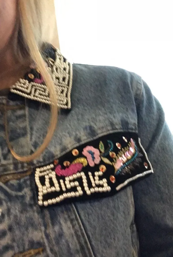 Vintage Jean Jacket Blue - Image 4