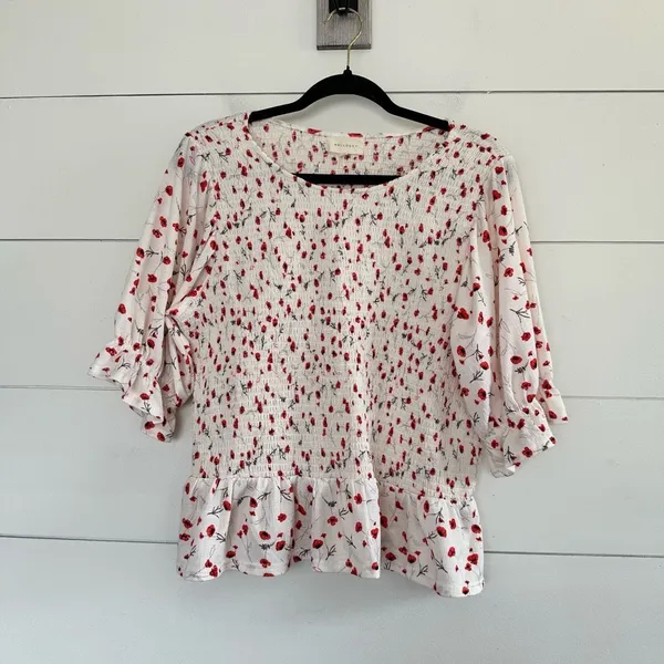 Melloday Women’s Extra Large Floral Blouse - Image 2