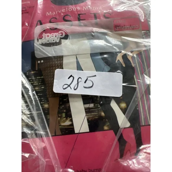 New Spanx Marvelous Mama Assets Shaping Tights in Opaque Stripe Size 1 Maternity - Image 5
