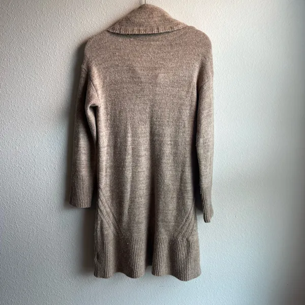 Anthropologie Cowl Neck Sonoran Sweater Dress Wool Blend Small - Image 3