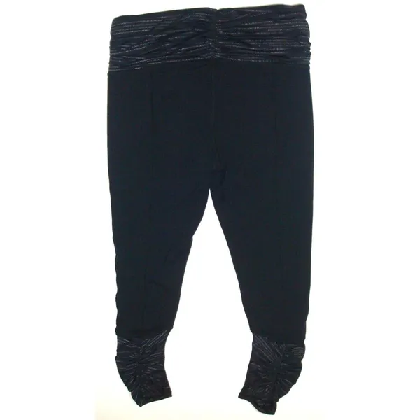 NWT New Black Prana Selwyn Leggings Womens Yoga L High Waist Polka Dots Ruched - Image 8