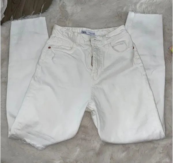ZARA White Jeans - Image 3