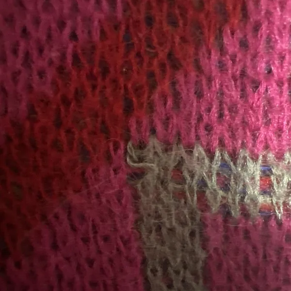 TOGETHER Women’s Small Vintage Style Pink Geometric Knit Sweater - Image 16