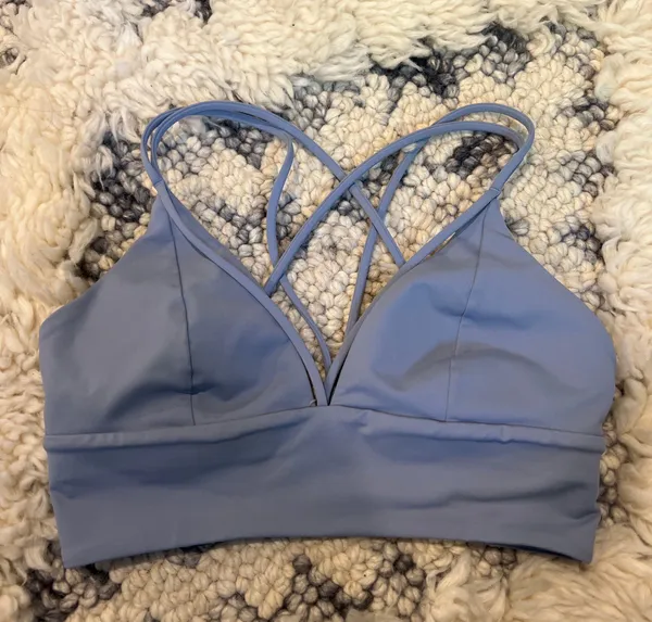 Lululemon Blue Strappy Bra - Image 3