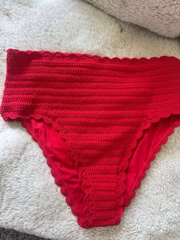BEACH RIOT Kirby Bottom Ruby Crochet, Size Large , $138 - Image 10