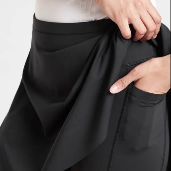 Athleta Match Point Skort in Black - Image 2