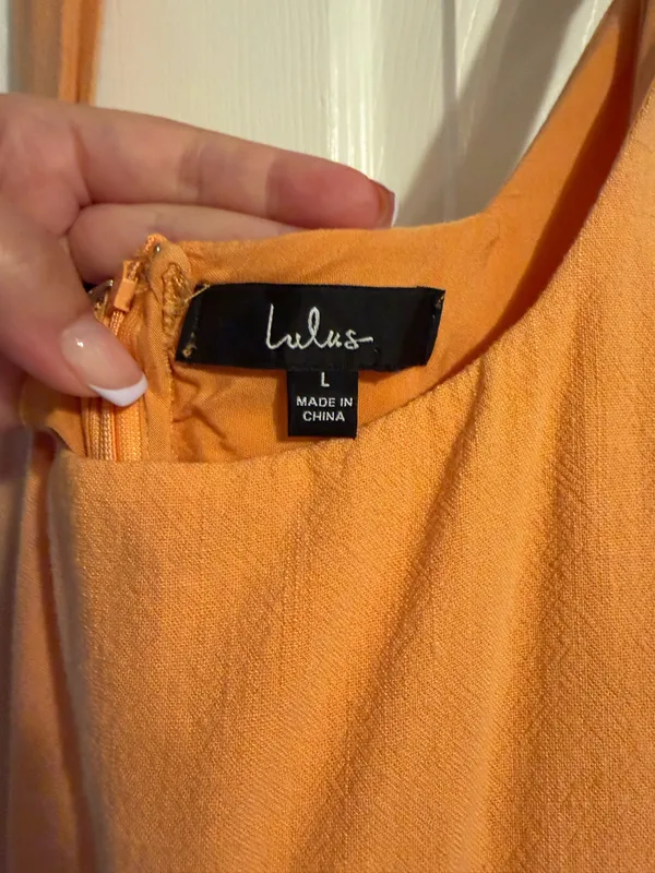 Lulu’s Orange Mini Dress - Image 3