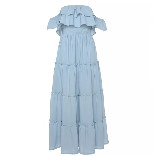 New fabulous‎ dress LASCANA Tiered Carmen Maxi Dress - Image 2