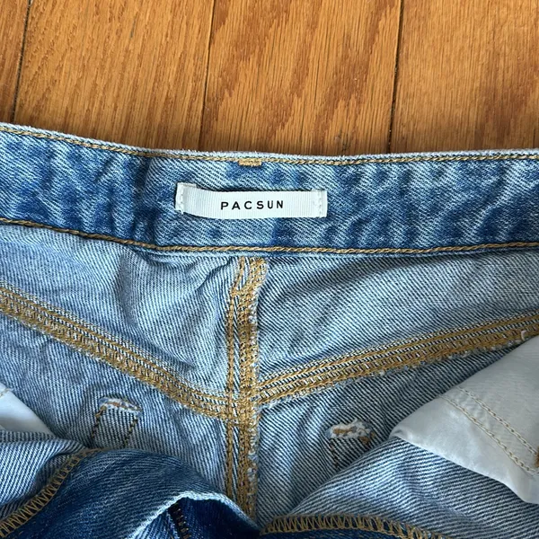 Pacsun High Rise Jean Shorts - Image 3