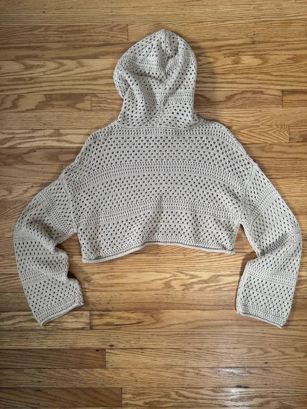 Urban Outfitters tan crochet cover up - Image 2
