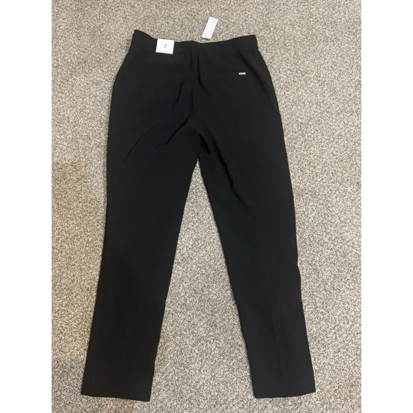 White House Black Market Women's Slim Ankle Pants Sz 2 Crepe‎ Relaxed 570201405 - Image 2