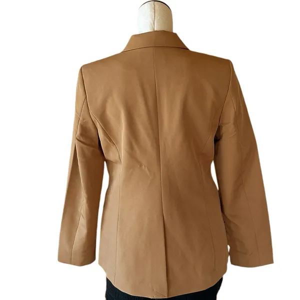 NWOT Calvin Klein Women's One-Button Blazer In Color Lug - Image 4