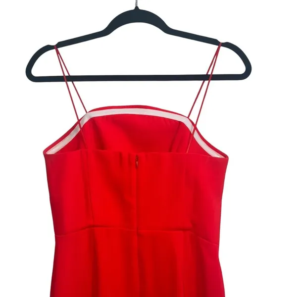 Amanda Uprichard X Revolve Wolfe Maxi Gown In Crimson Red Rosettes - Image 10