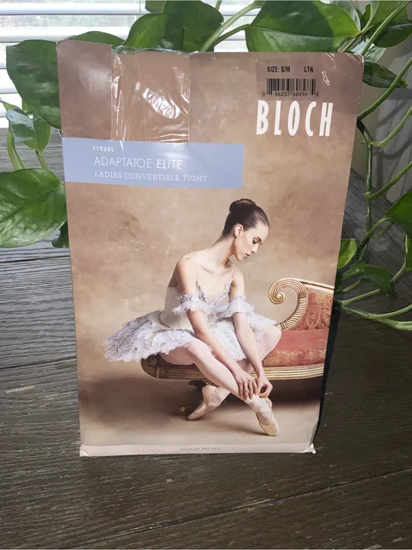 Bloch Ladies Convertible Tight in Ballet Light Tan S/M - Image 2