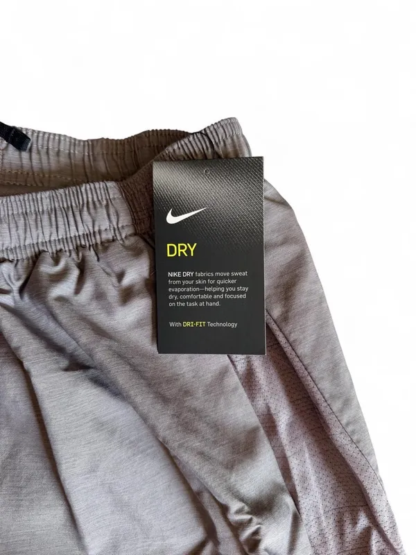 NWT Nike Men's Small Dri-FIT Swim Trunks Heather Gray Board Shorts - Image 2