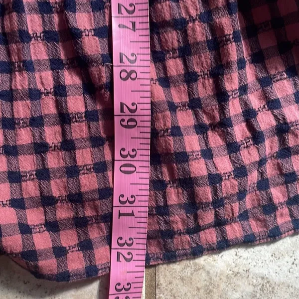 Madewell Short-Sleeve Tiered Mini Dress in Gingham Check - Image 13