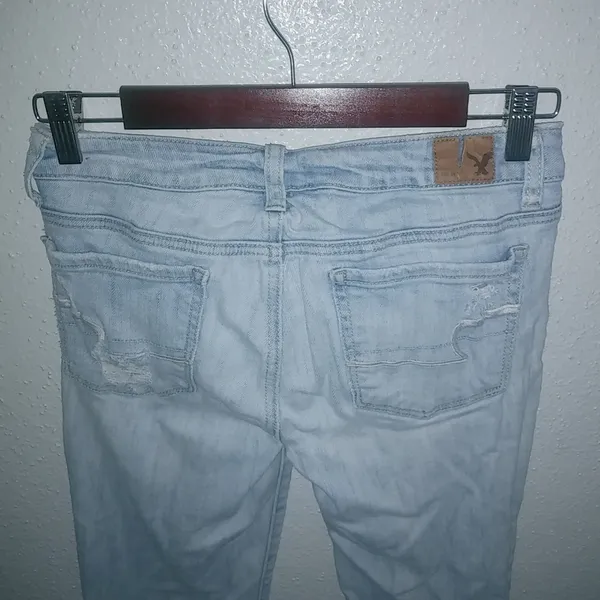 American Eagle 2 28x29 Skinny Stretch Distressed Jeans - Image 5