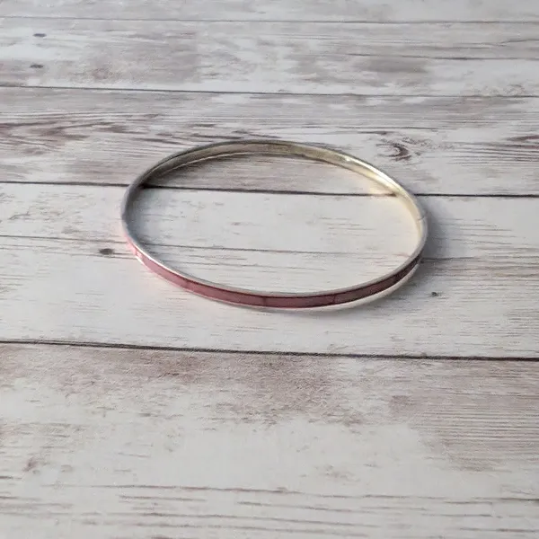 Vintage Bracelet Very Thin Bangle - Image 6
