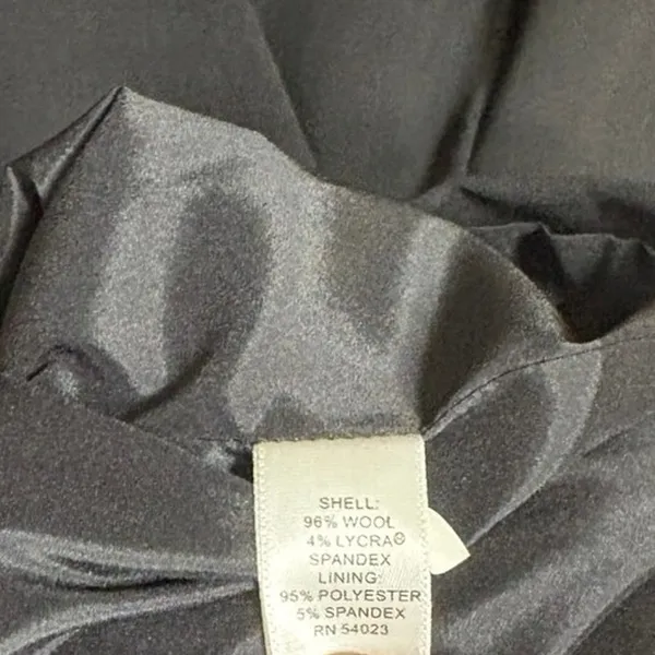 Banana Republic Black Wool Blend Dress Size‎ 4 - Image 9