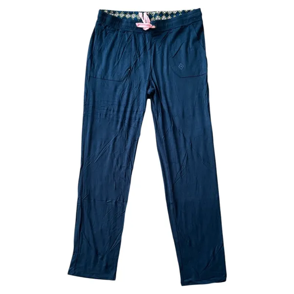 Vera Bradley Midnight Navy Kaleidoscope Medallions Print Pants, M - Image 6