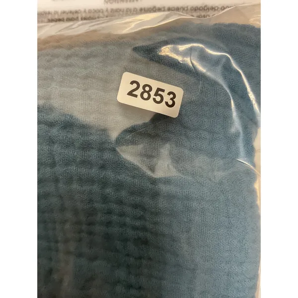 Jessica Simpson Womens Pants Teal Blue Cotton Gauze Wide Leg Small - Image 8