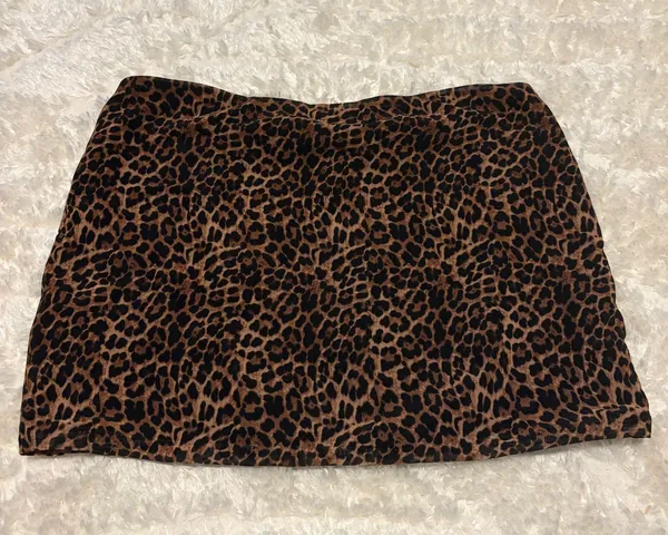 Leopard Top & Mini Skirt Set Edikted - Image 8